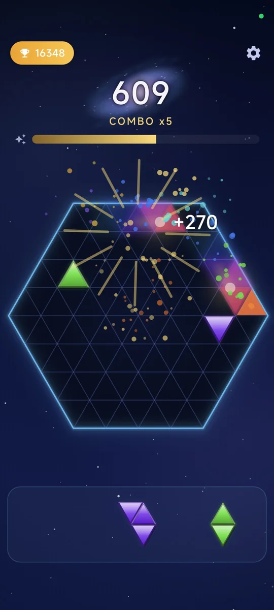 Tabuleiro hexagonal do Trigon Astro